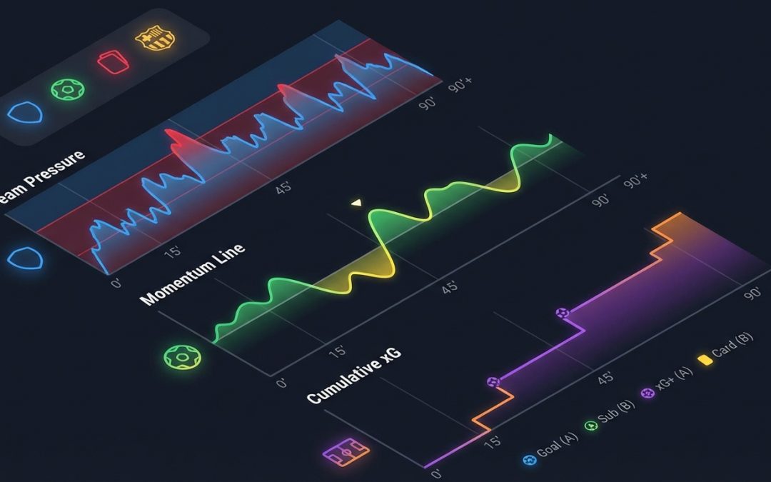Как интерпретировать графики давления, momentum и shot-quality?