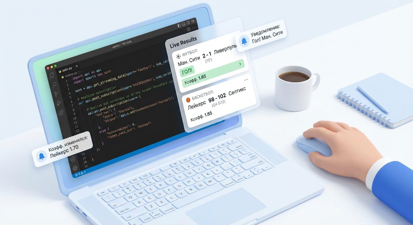 Как сделать бота с подписками на команды, лиги и события?