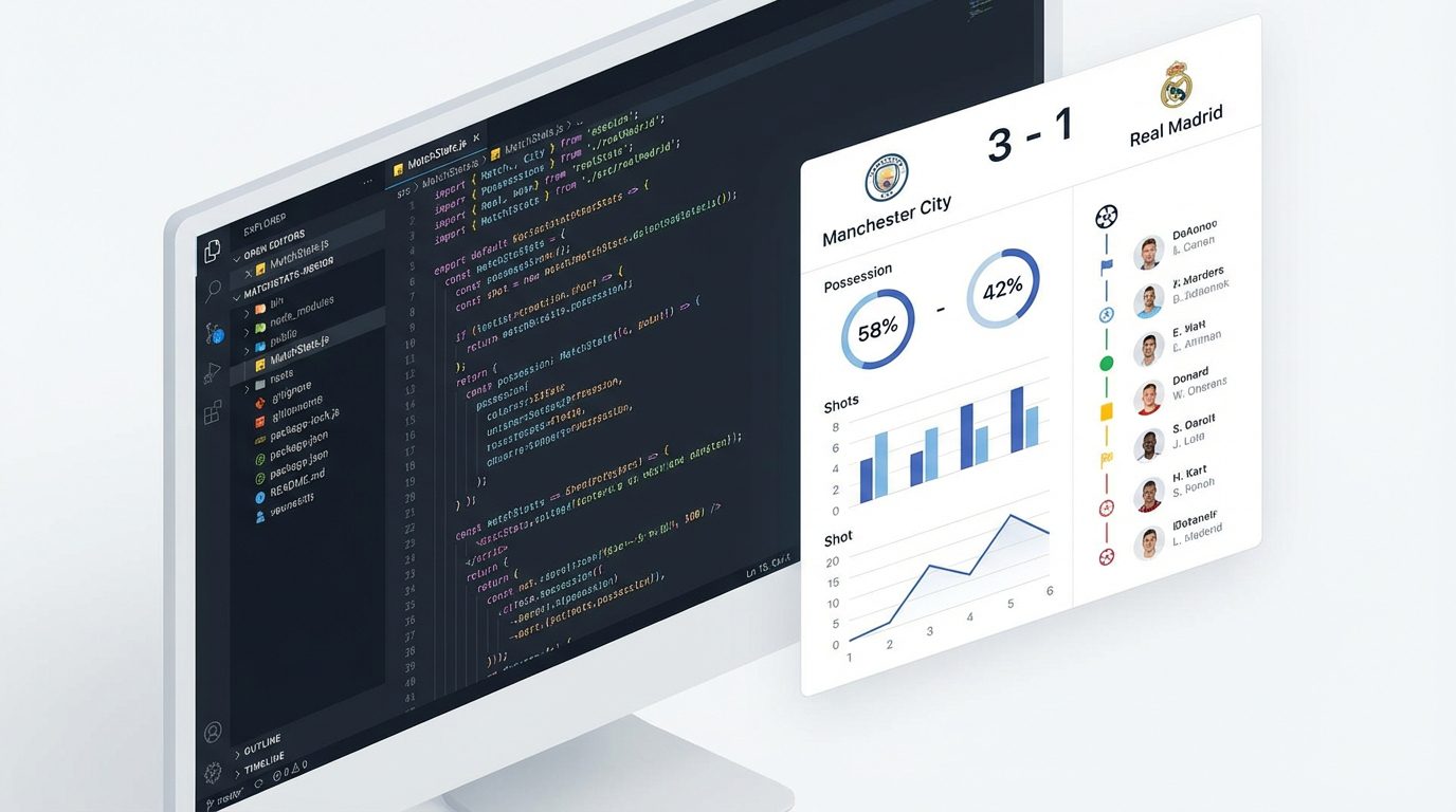 Как создать виджет статистики матча на JavaScript: подробное руководство
