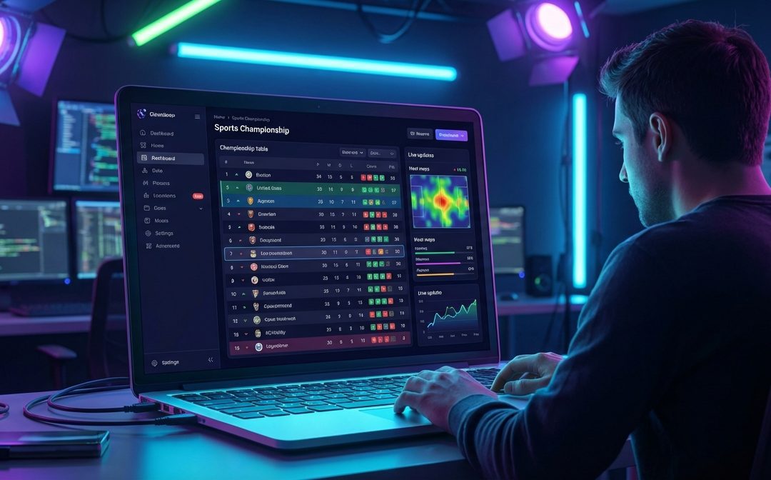 Как создать виджет таблицы чемпионата с автообновлением?